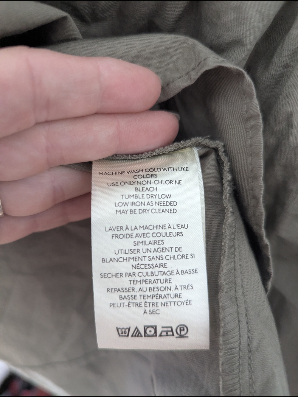 Free People Gaia Cotton Olive Green Skirt - Size XS - Picture 6 of 9